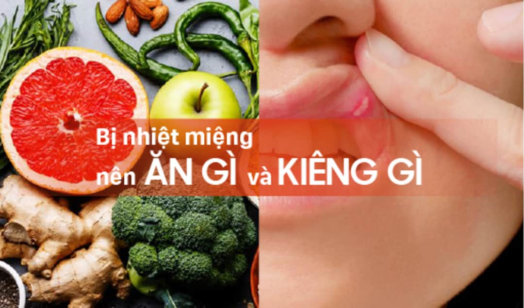 Bị nhiệt miệng nên ăn gì?